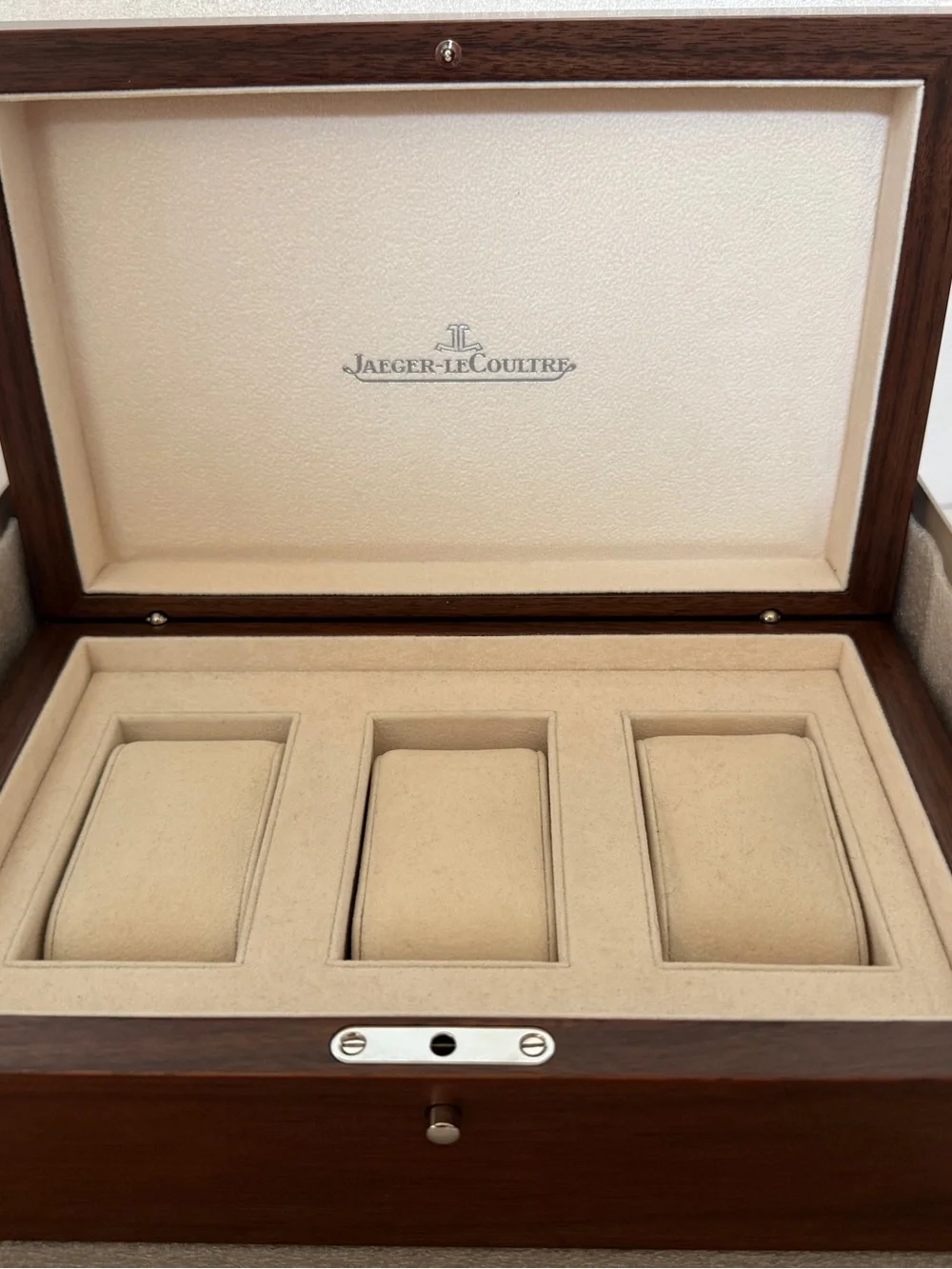 Wood Beige Watch Storage Box - Men Accessoriesb